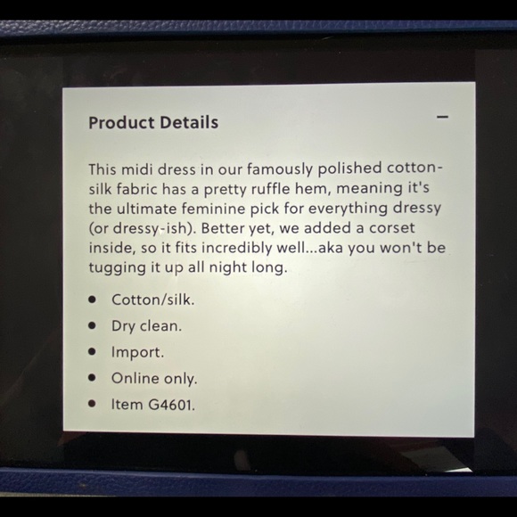 J.Crew Strapless Blue ruffle hem dress4P - Picture 7 of 8